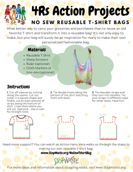 No sew tshirt online bag